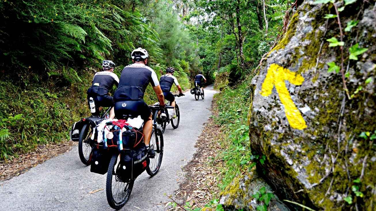 cycling caminho santiago